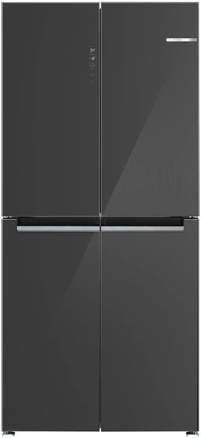 Lodówka Bosch Serie 4 KMC85LEEA Pełny No Frost 189,5cm Komora świeżości Szare szkło