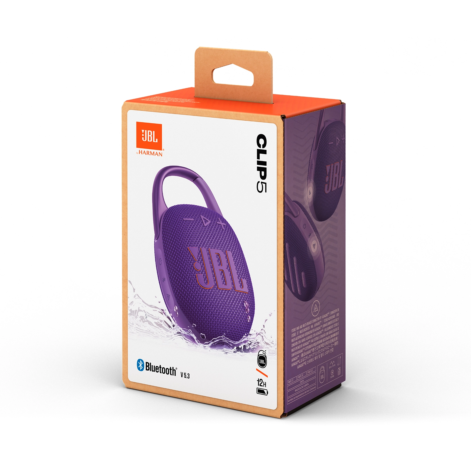 Głośnik Bluetooth JBL Clip 5 7W Fioletowy