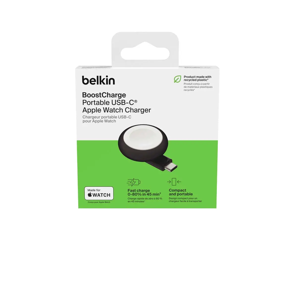 Ładowarka Belkin przenośna USB-C do Apple Watch Czarny