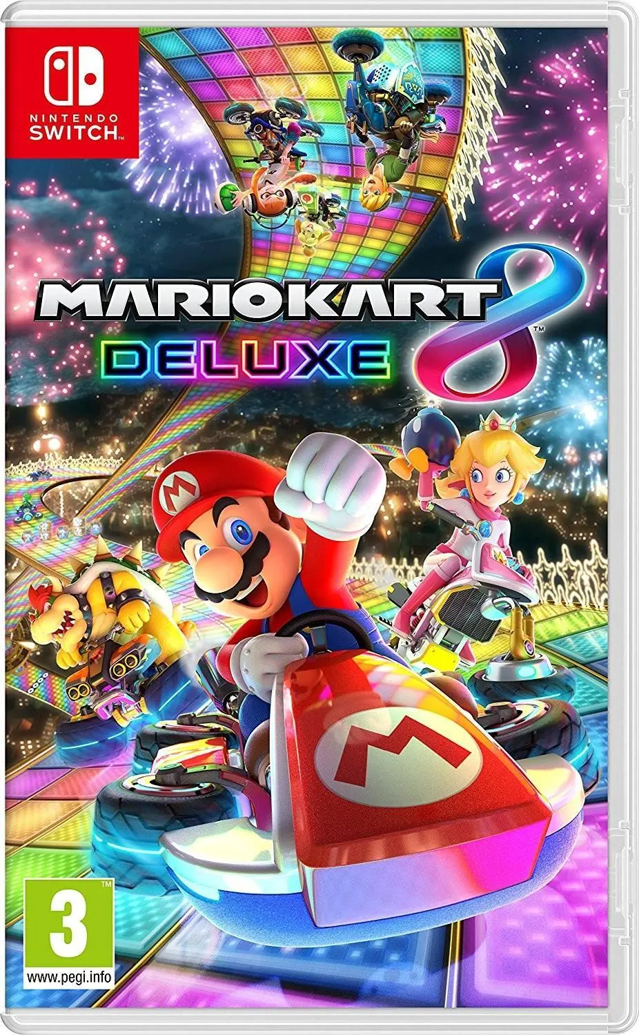 Konsola Nintendo Switch OLED Czerwono-niebieski + Mario Kart 8 Deluxe