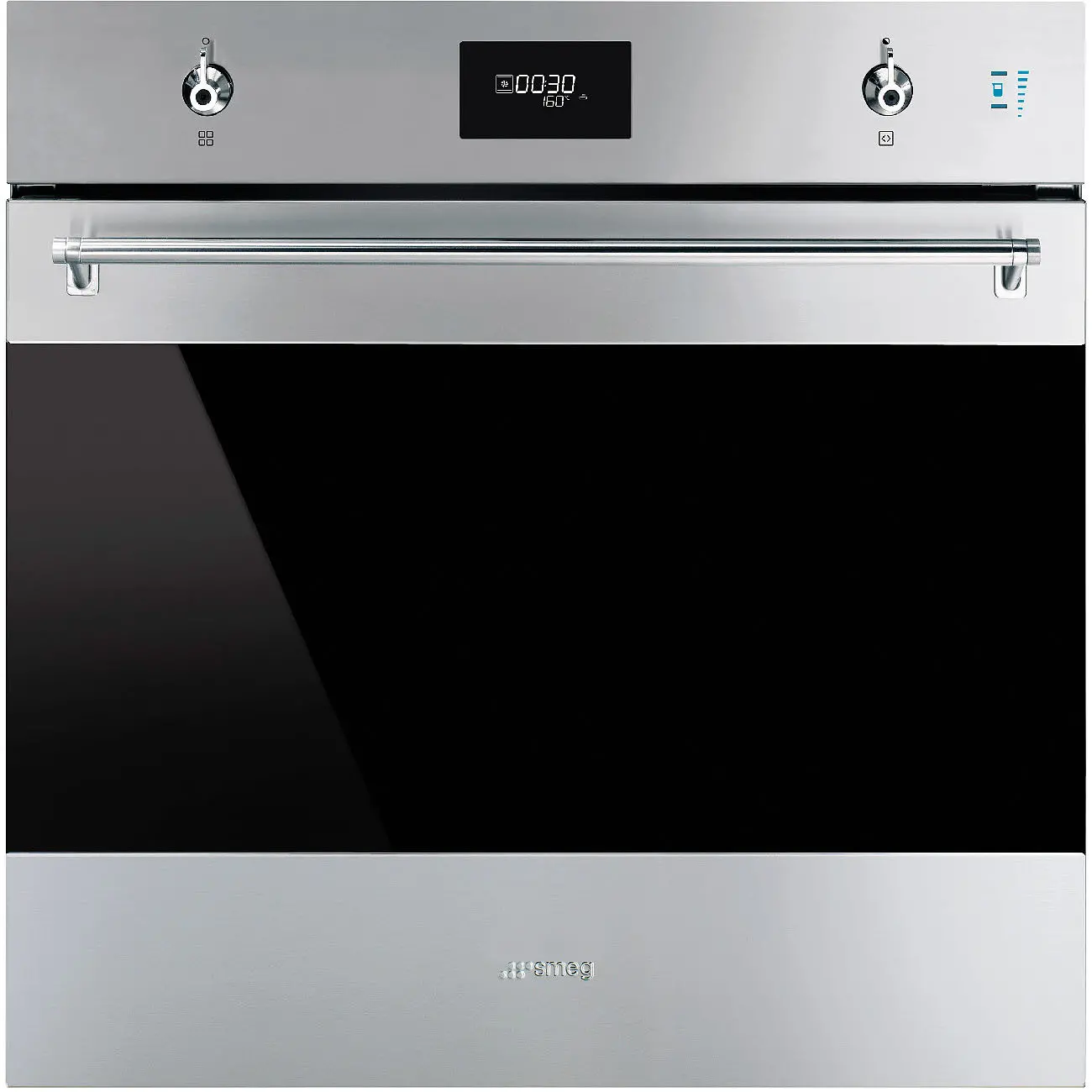 Piekarnik elektryczny parowy Smeg Classica SO6301S2X Termoobieg Stal nierdzewna