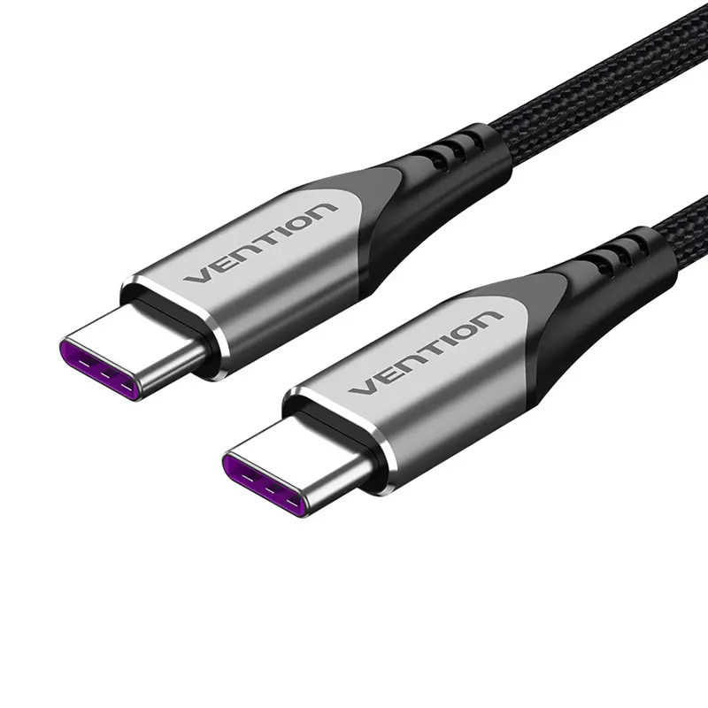 Kabel Vention TAEHF USB-C 2.0 do USB-C PD 100W 1m Szary