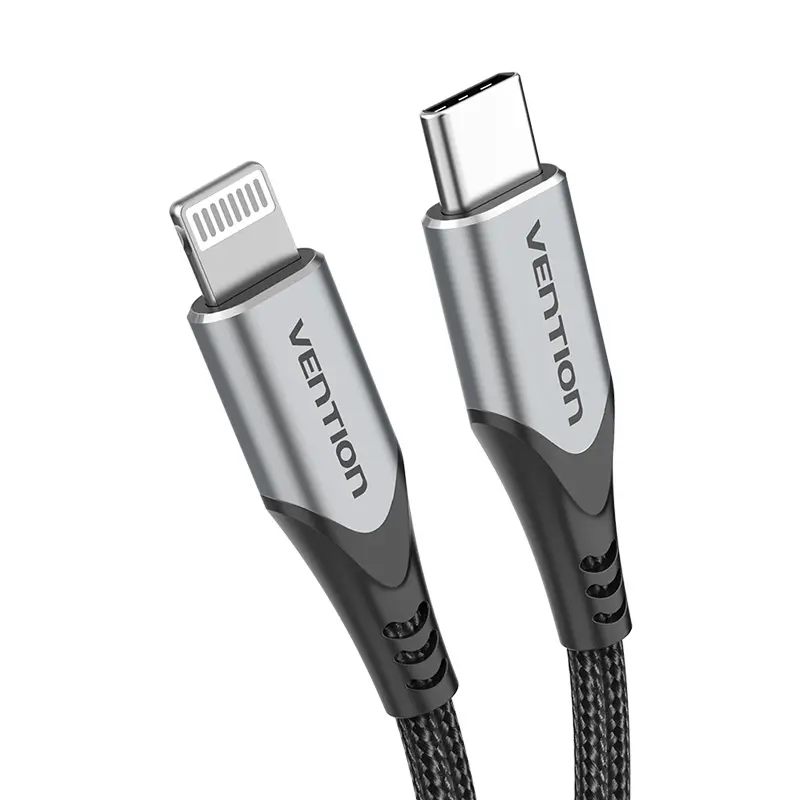 Kabel Vention TACHH MFi USB-C 2.0 do Lightning 2m Szary