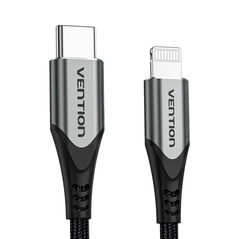 Kabel Vention TACHH MFi USB-C 2.0 do Lightning 2m Szary