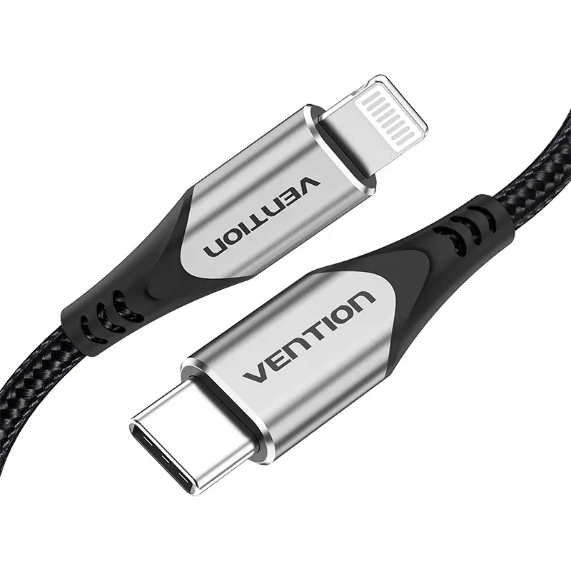 Kabel Vention TACHH MFi USB-C 2.0 do Lightning 2m Szary