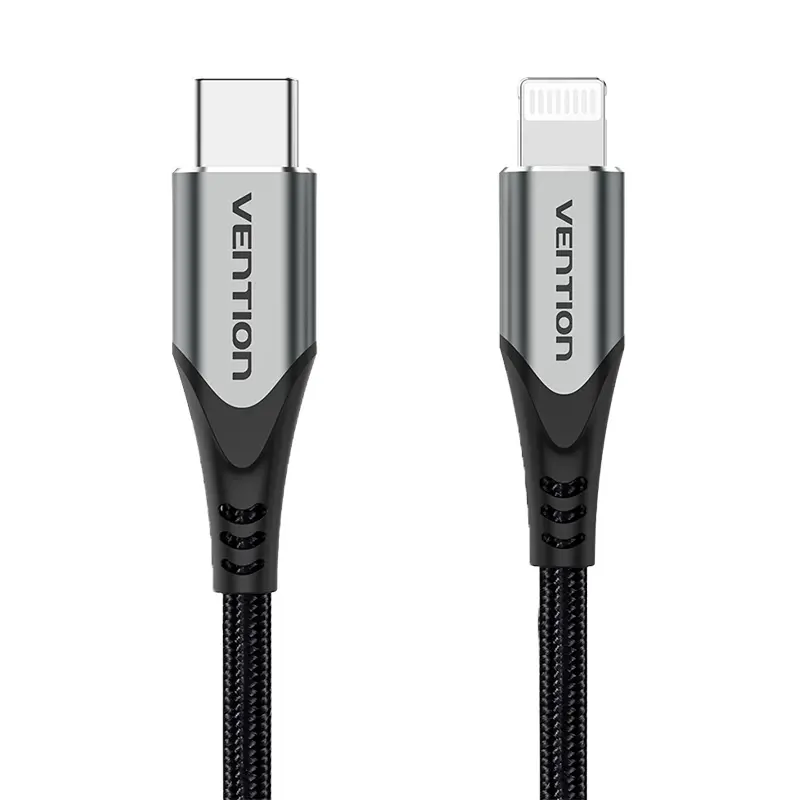 Kabel Vention TACHH MFi USB-C 2.0 do Lightning 2m Szary