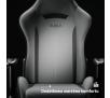 Fotel Diablo Chairs X-Starter Gamingowy do 136kg Tkanina Szary