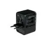Adapter podróżny Verbatim UTA-04 World to World USB-A USB-C QC 3.0 PD 61W