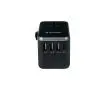 Adapter podróżny Verbatim UTA-04 World to World USB-A USB-C QC 3.0 PD 61W