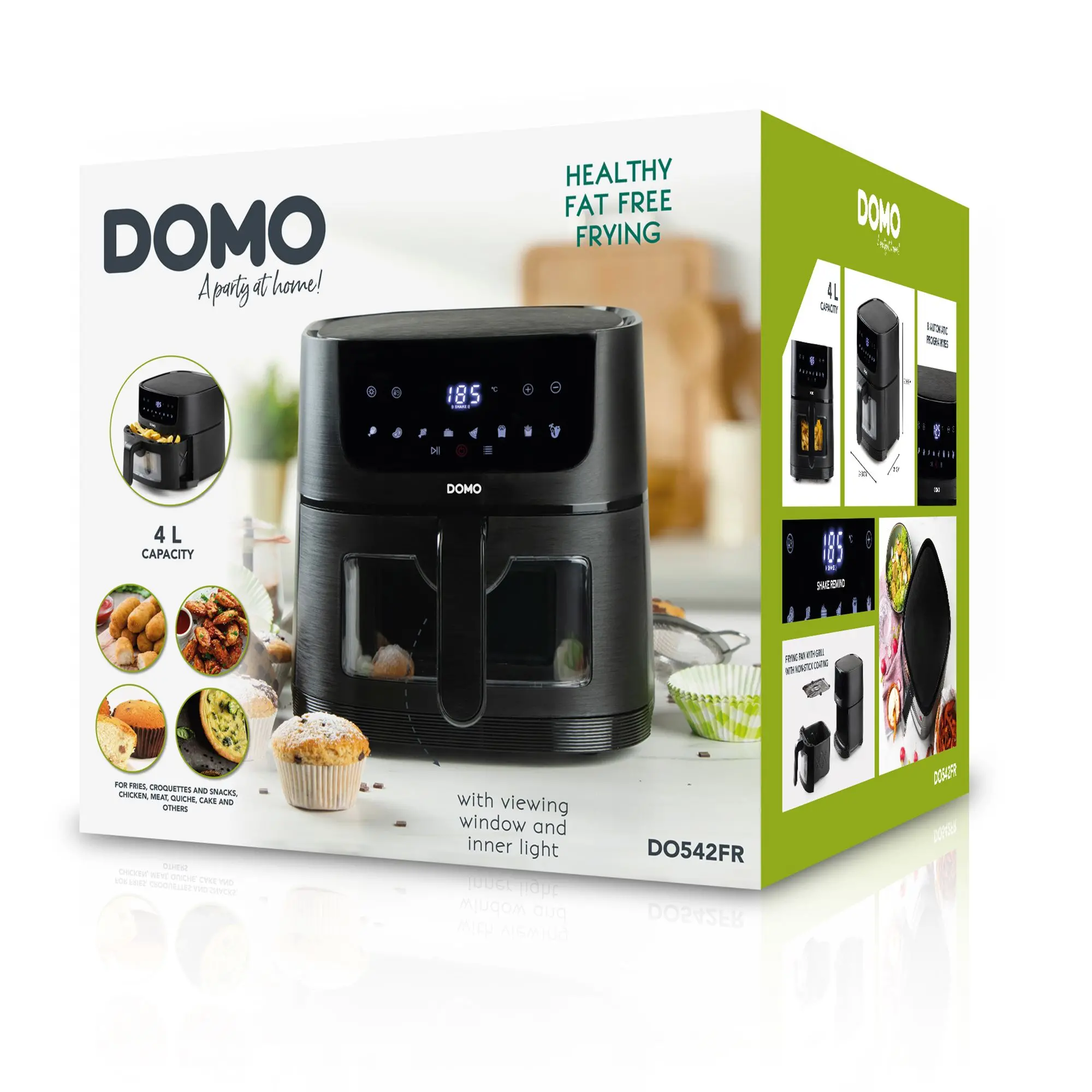 Frytkownica beztłuszczowa Domo DO542FR 1350W 4l