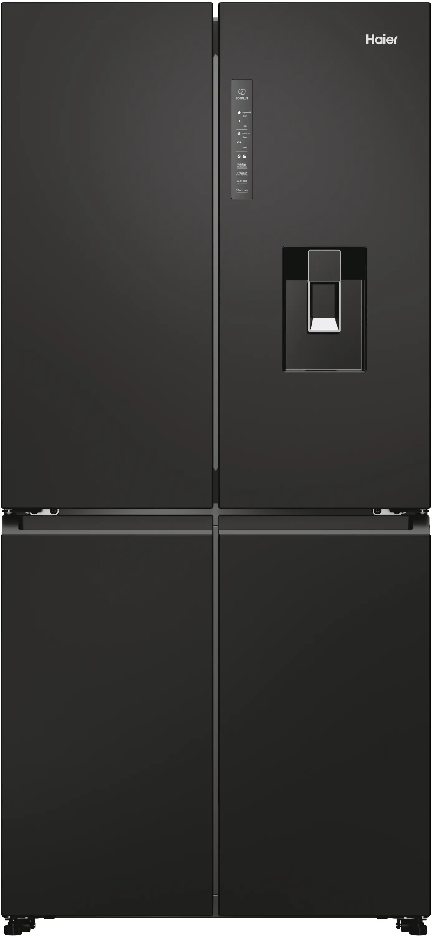 Haier Seria 7 HCR7818DWPT Pełny No Frost 181,5cm Dystrybutor wody Zdalne sterowanie Czarny łupkowy