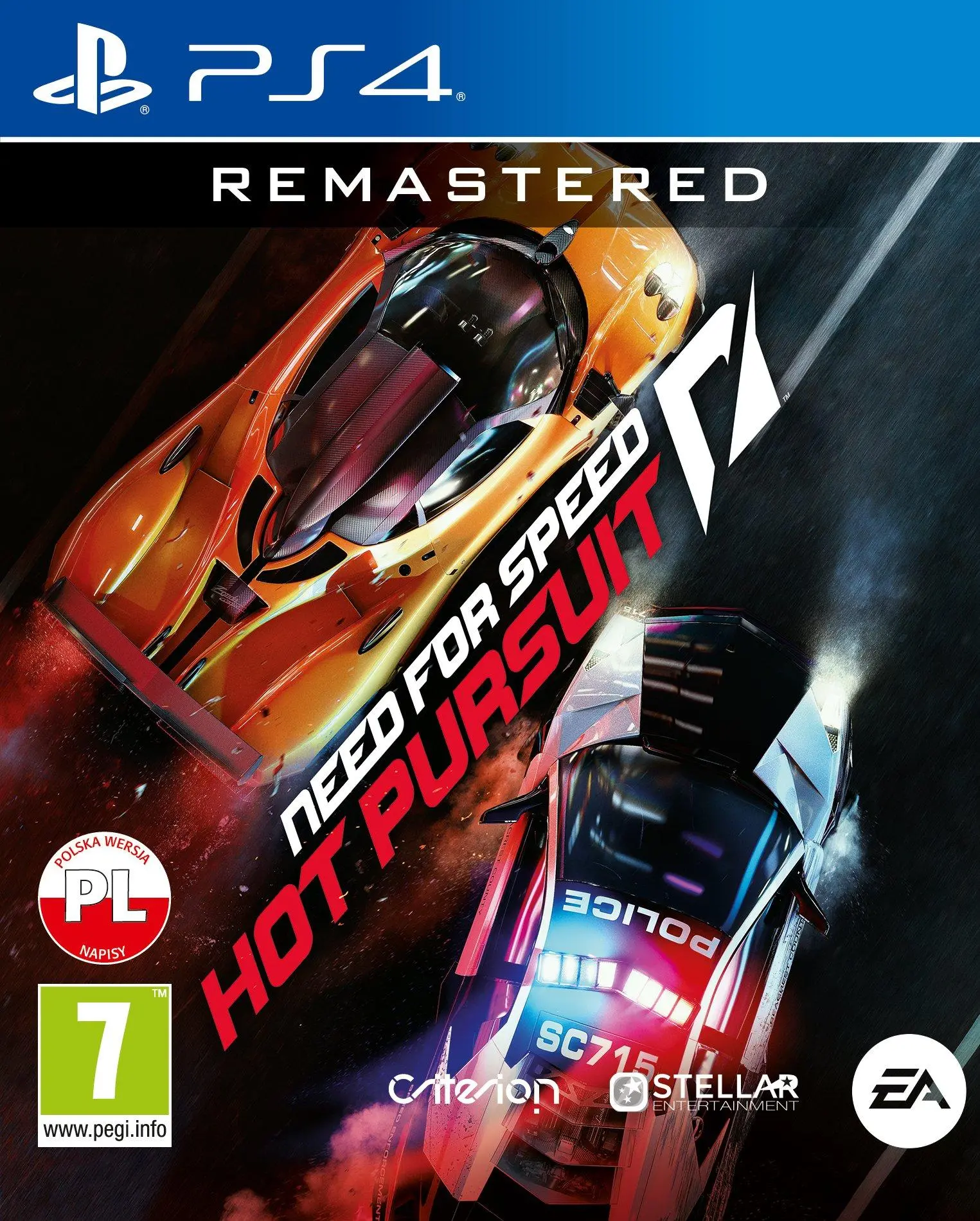 Need For Speed: Hot Pursuit Remastered Gra na PS4 (Kompatybilna z PS5)