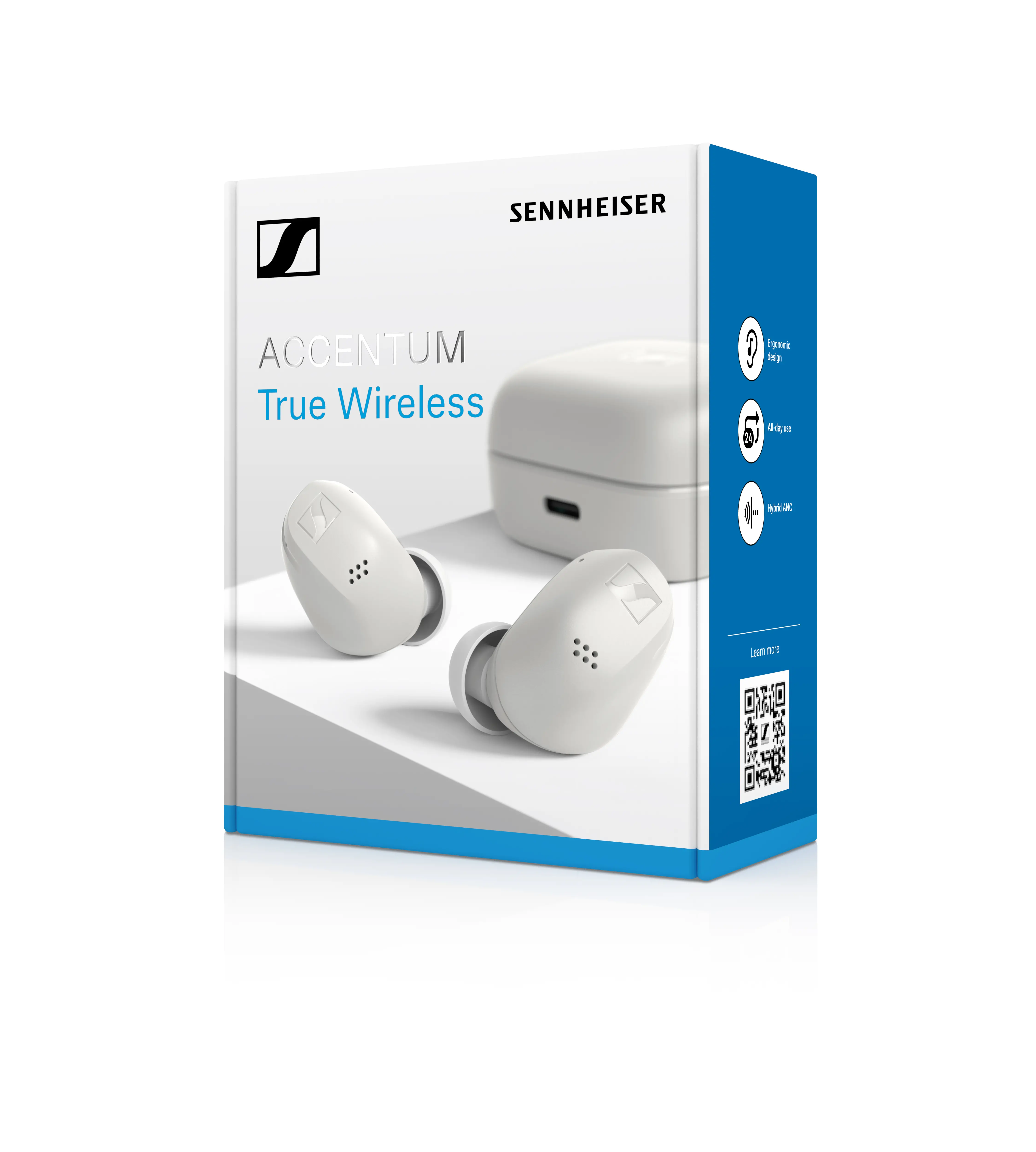 Słuchawki bezprzewodowe Sennheiser Accentum True Wireless Dokanałowe Bluetooth 5.3 Biały