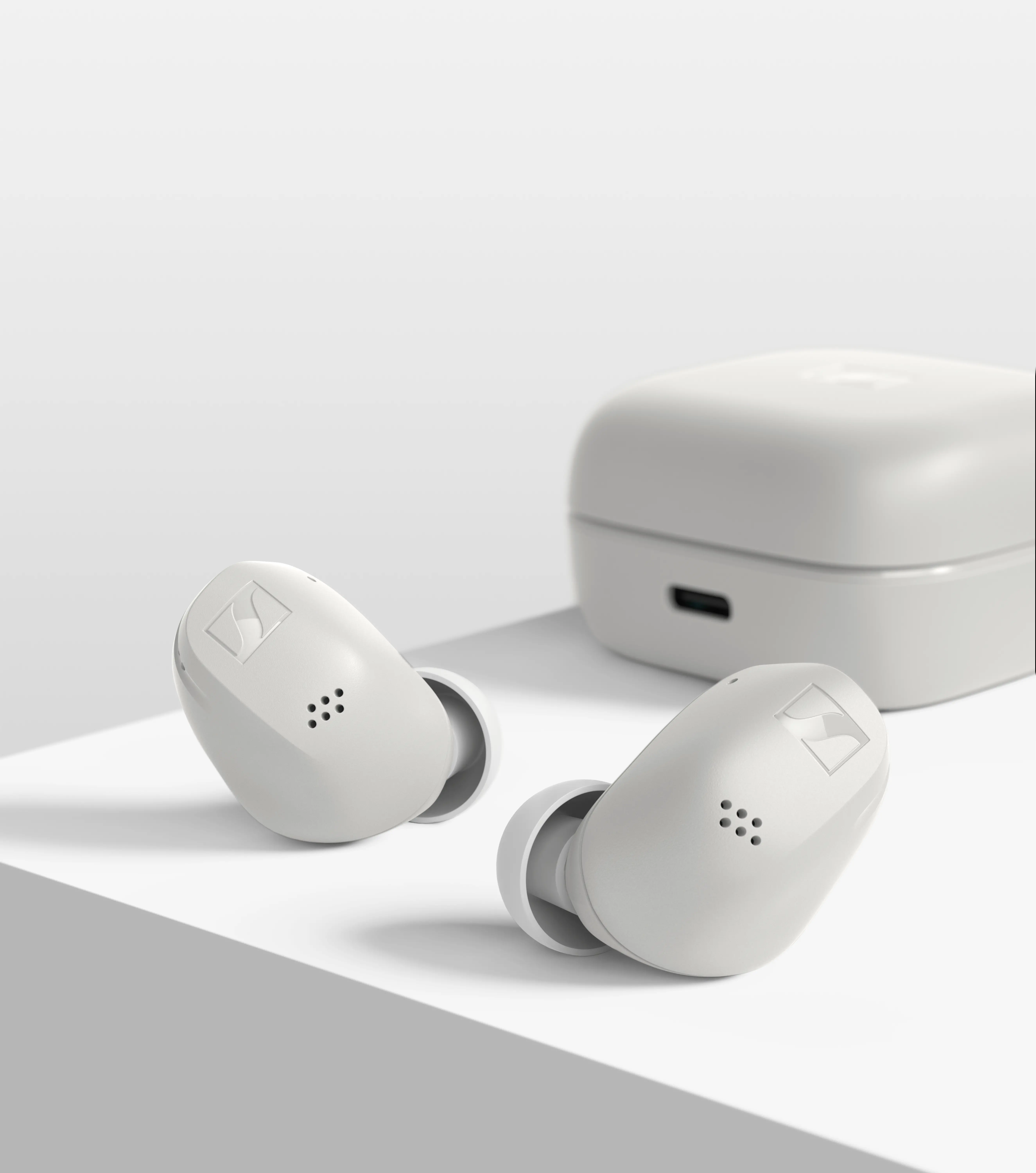 Słuchawki bezprzewodowe Sennheiser Accentum True Wireless Dokanałowe Bluetooth 5.3 Biały