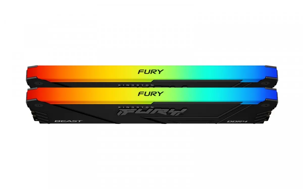 Pamięć RAM Kingston FURY Beast RGB DDR4 16GB (2 x 8GB) 3600 CL17 Czarny