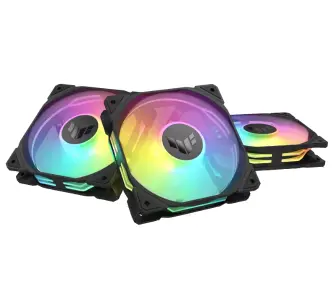 Zestaw wentylatorów ASUS TUF Gaming TR120 ARGB Fan Triple Pack 3szt. Czarny