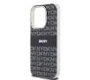 Etui DKNY IML Mono & Stripe MagSafe do iPhone 15 Pro Max Czarny