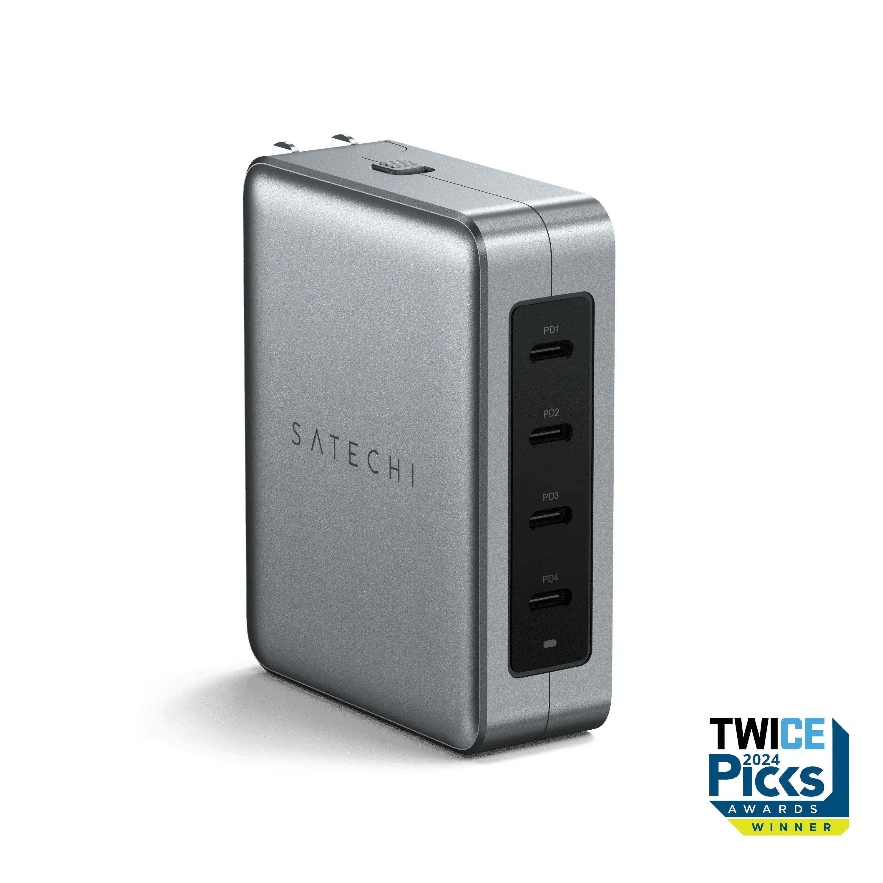 Ładowarka sieciowa Satechi ST-W145GTM 145W USB-C 4-Port GaN Travel Charger