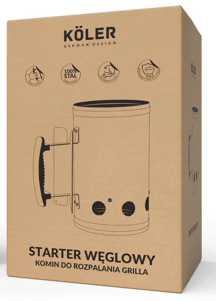 Komin do rozpalania Koler KRA34