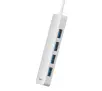 Hub USB Baseus UltraJoy Series Lite 4-Port 1,5m (USB do US B3.0*4) Biały