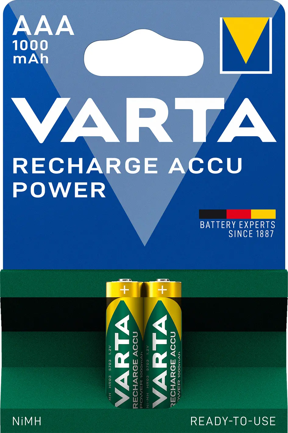 Akumulatorki VARTA Rechargeable ACCU AAA 1000mAh 2szt.