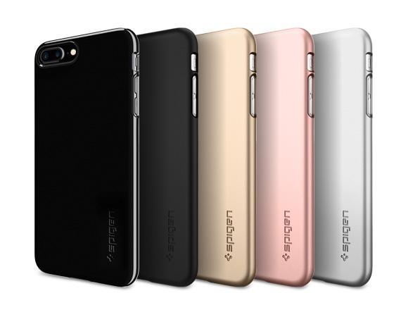 Etui Spigen Thin Fit 043CS20471 do iPhone 7 Plus Czarny
