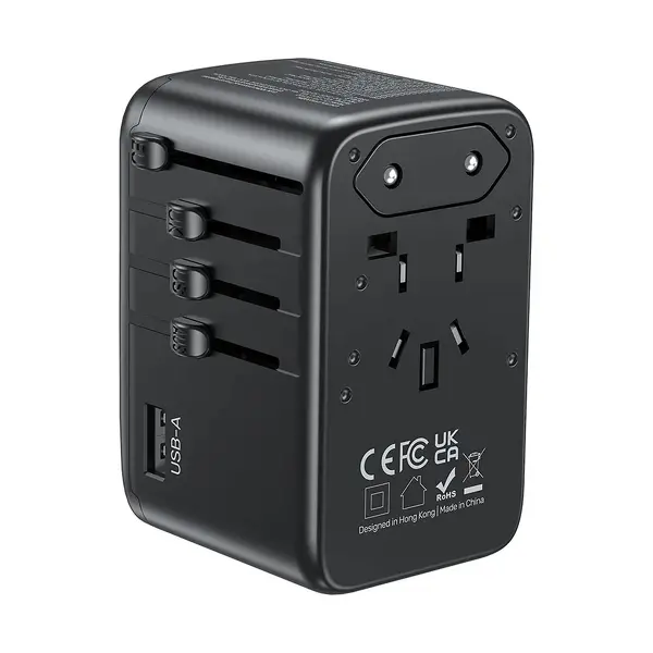 Ładowarka podróżna Unitek P1123ABK01 EU/US/UK/AUS PowerDelivery 100W