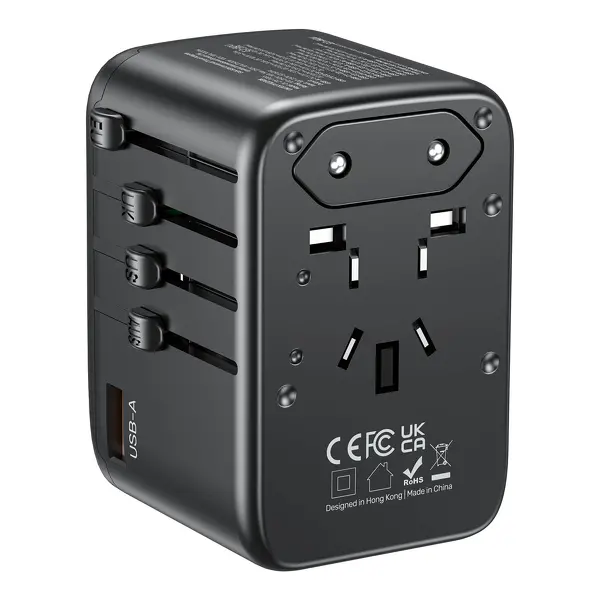 Ładowarka podróżna Unitek P1122ABK01 EU/US/UK/AUS PowerDelivery 65W