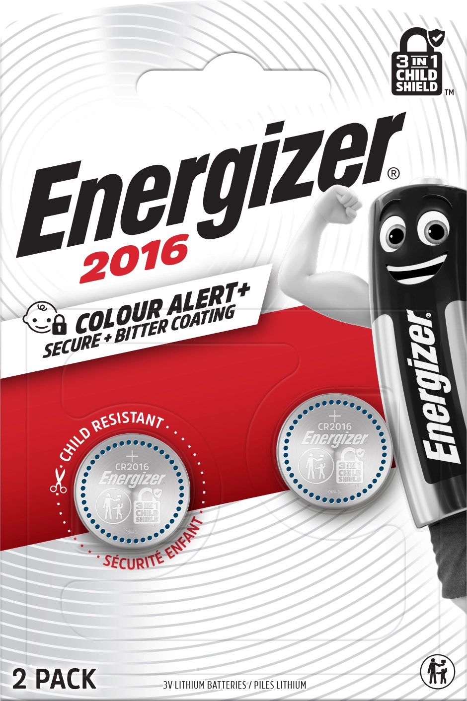 Baterie Energizer CR2016 2szt.