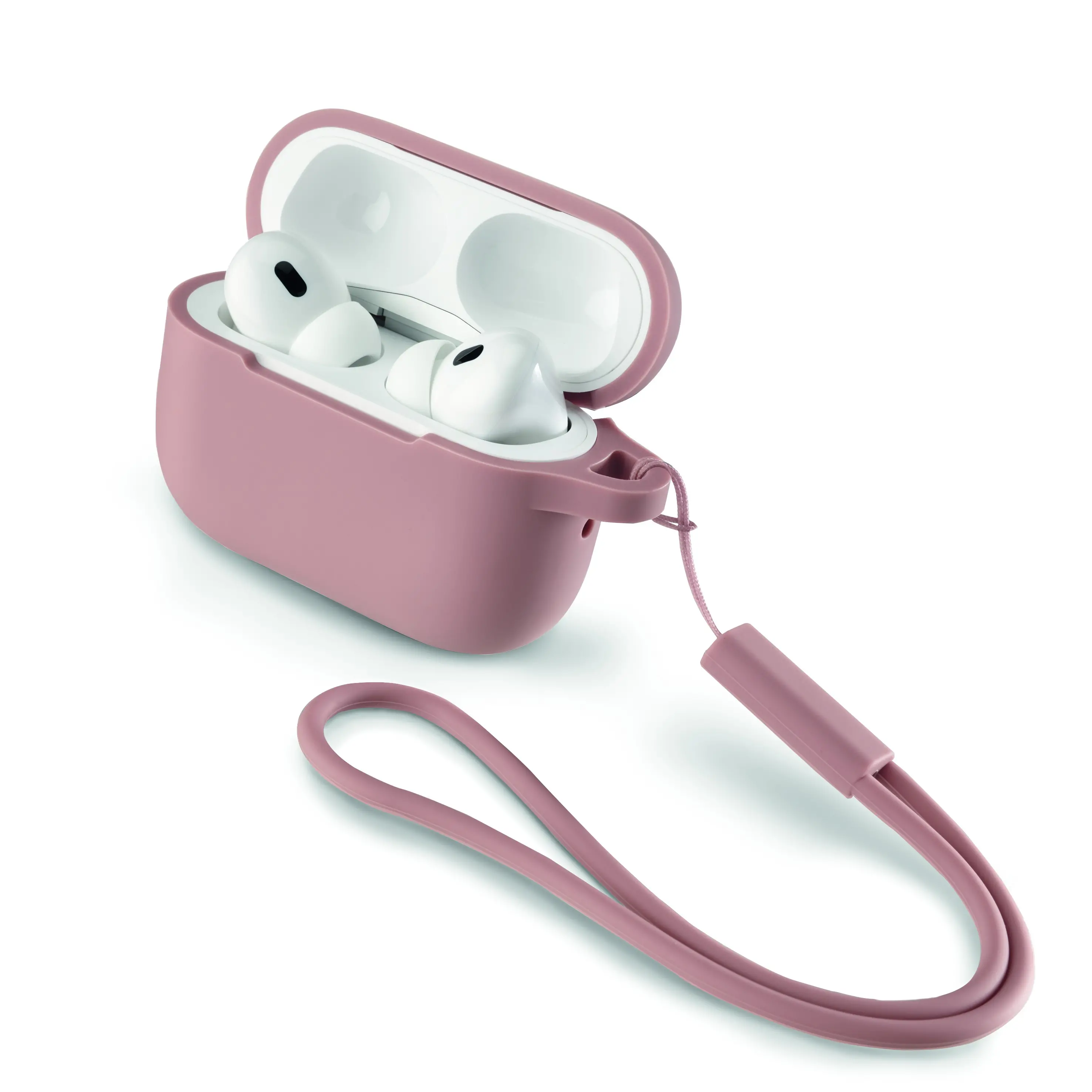 Etui na słuchawki Hama Case Apple AirPods 2Gen Różowy