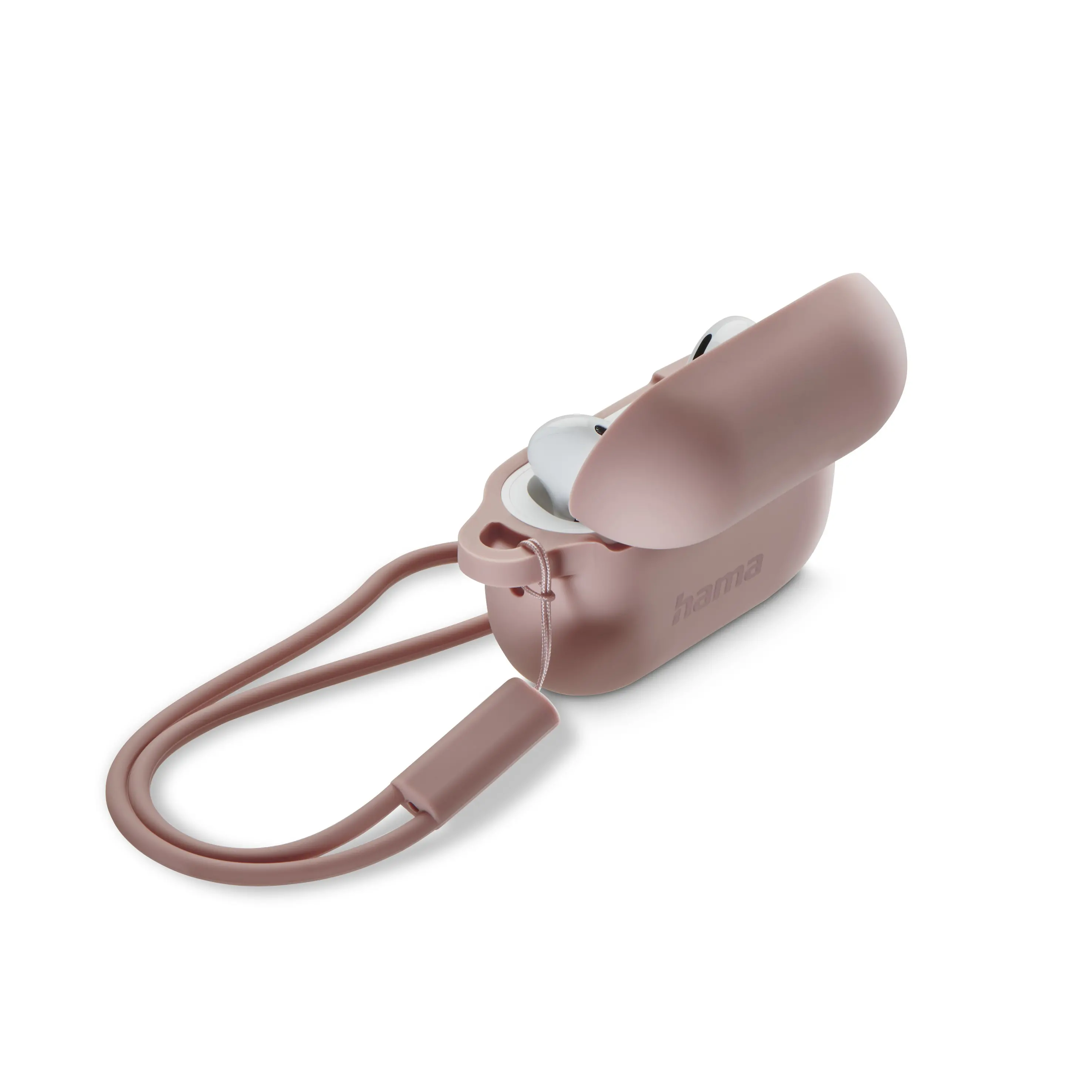 Etui na słuchawki Hama Case Apple AirPods 2Gen Różowy