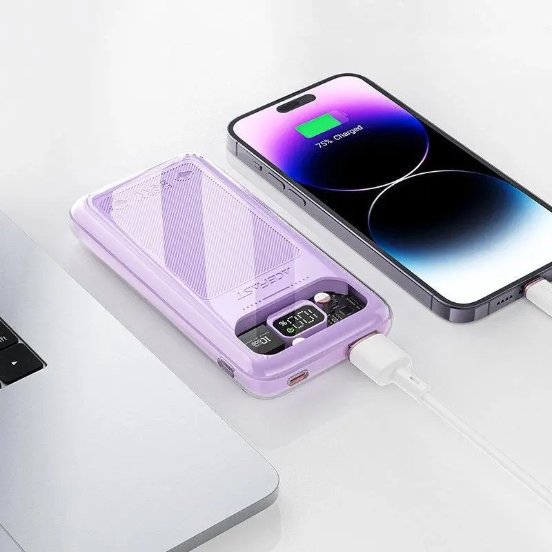 Powerbank Acefast Sparkling 10000mAh 30W Fioletowy
