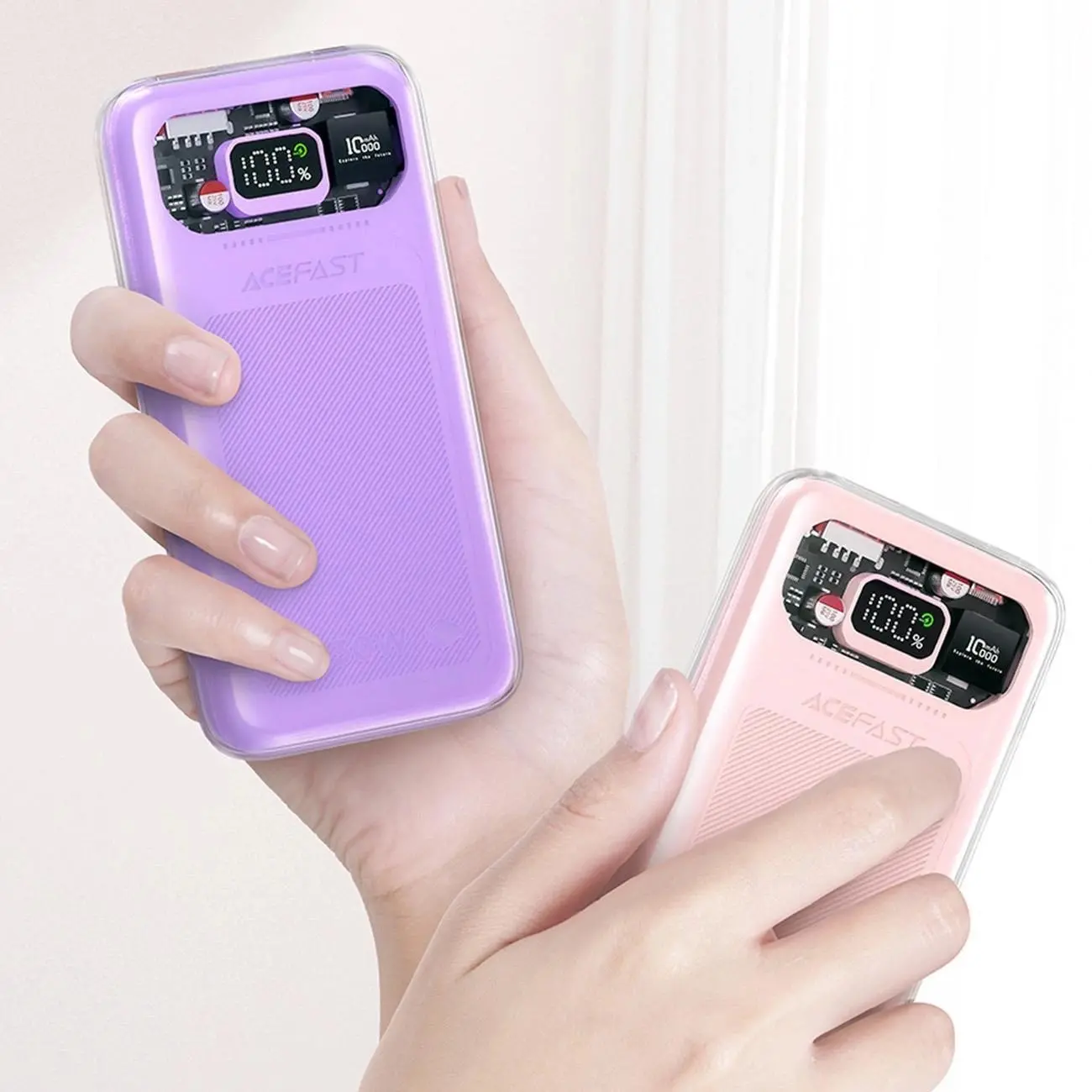 Powerbank Acefast Sparkling 10000mAh 30W Fioletowy