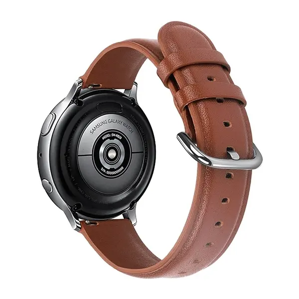Pasek Beline do Galaxy Watch 20mm Elegance Brązowy