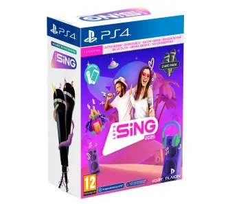 Let's Sing 2025 +  2 mikrofony Gra na PS4