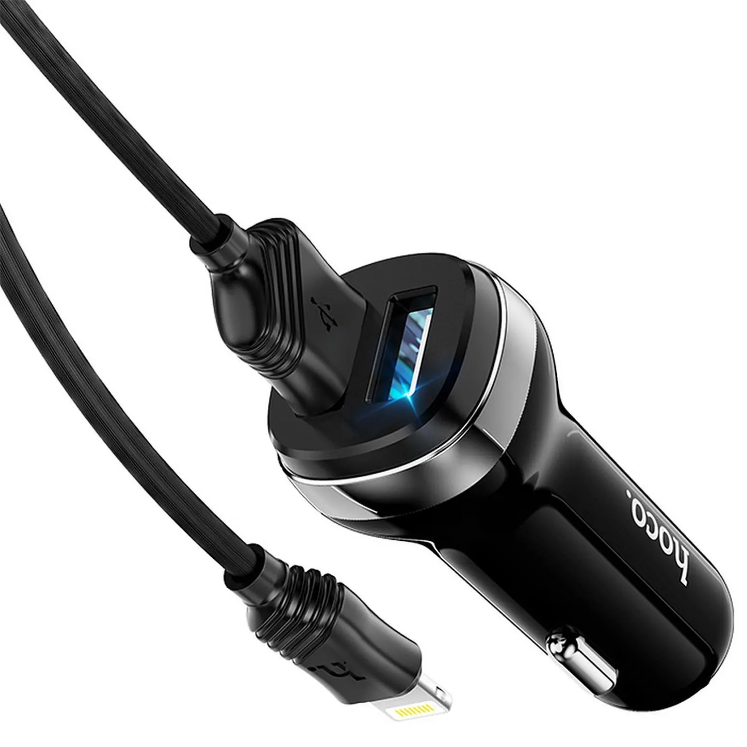 Ładowarka samochodowa Hoco 2xUSB Z40 Czarny