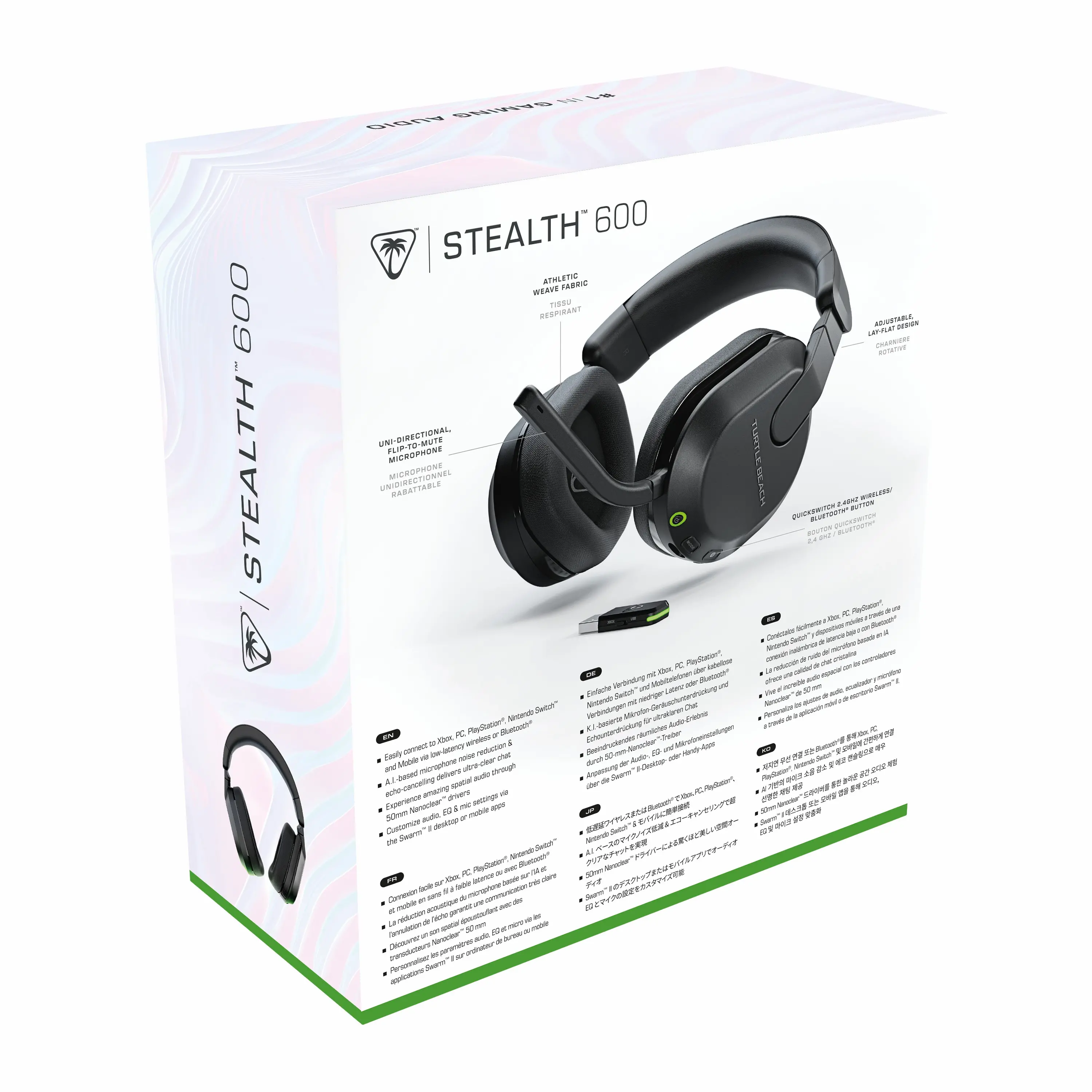 Słuchawki bezprzewodowe z mikrofonem Turtle Beach Stealth 600 Xbox Gen3 Nauszne Czarny