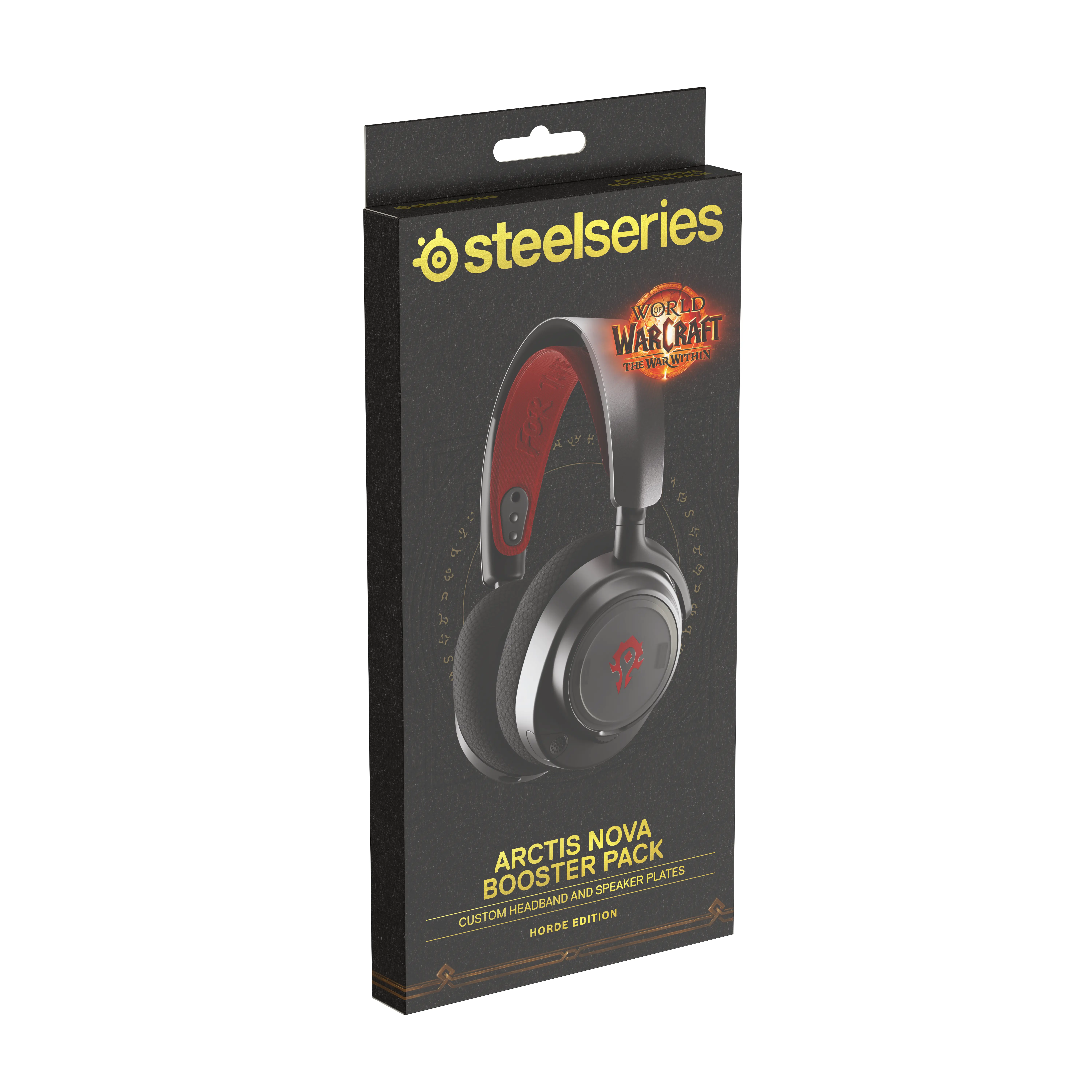 Akcesoria do słuchawek SteelSeries Arctis Nova Booster Pack WOW Horde Edition