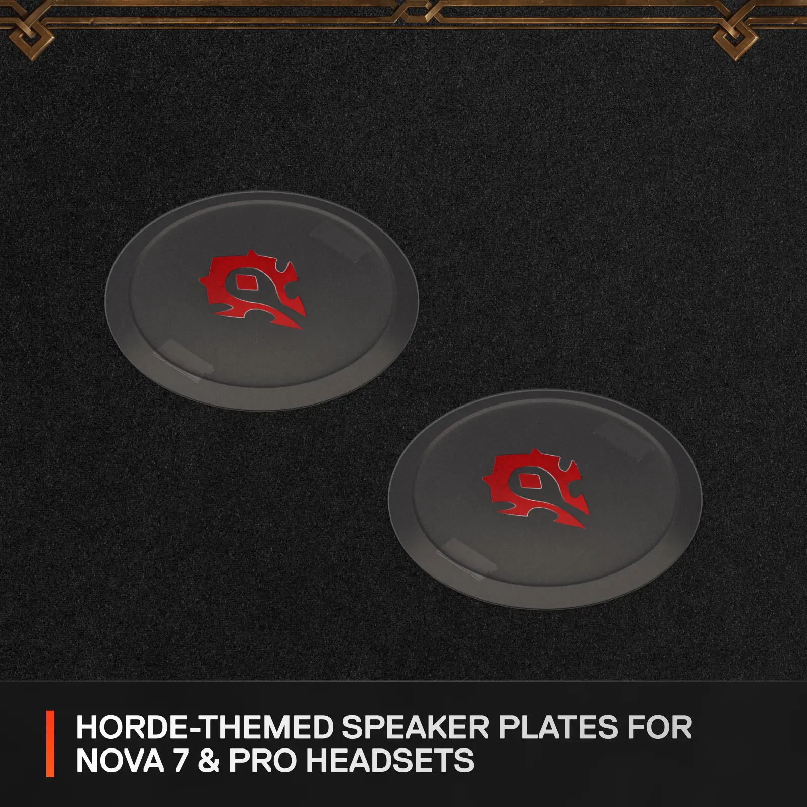 Akcesoria do słuchawek SteelSeries Arctis Nova Booster Pack WOW Horde Edition