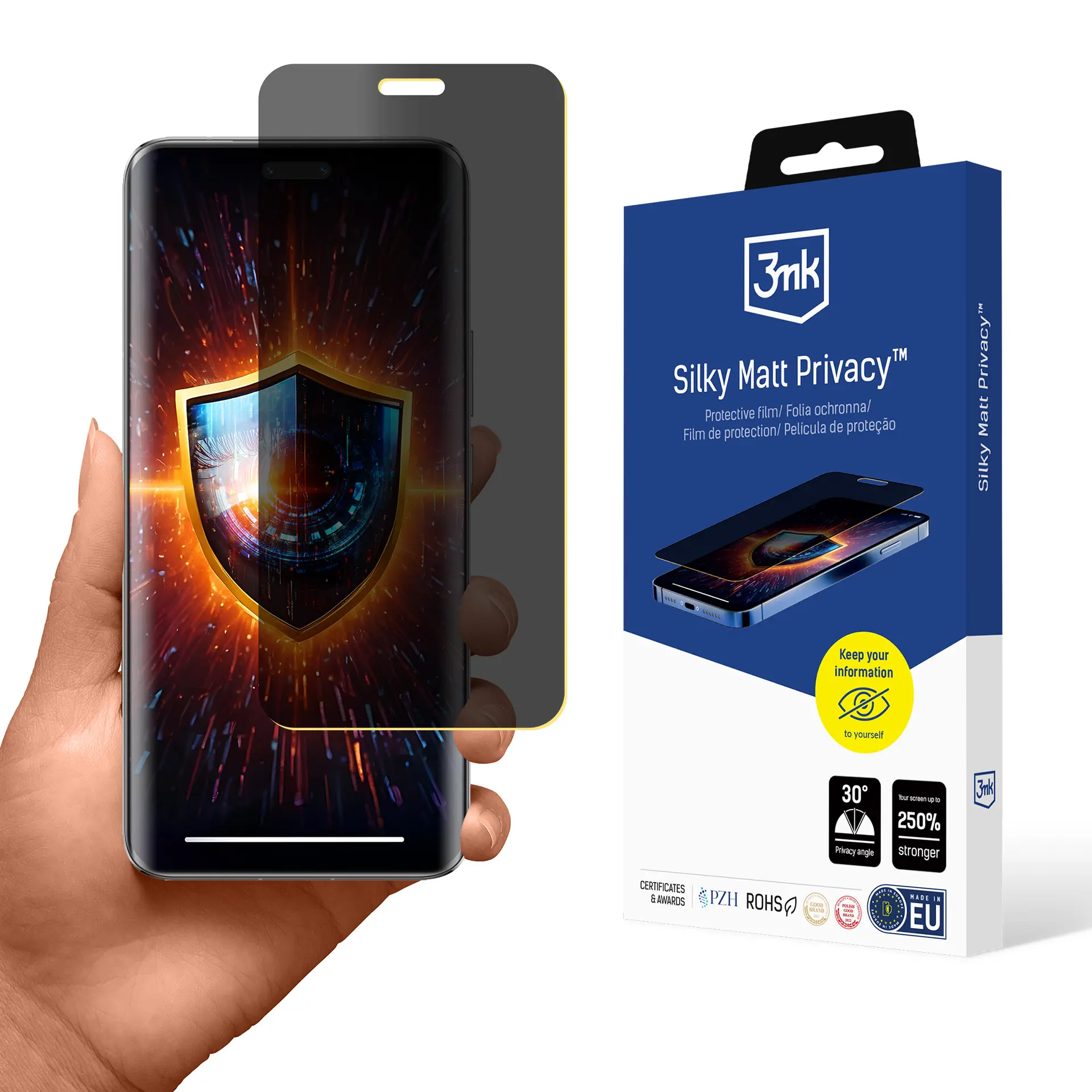 Folia ochronna 3mk Silky Matt Privacy do Honor Magic6 Pro