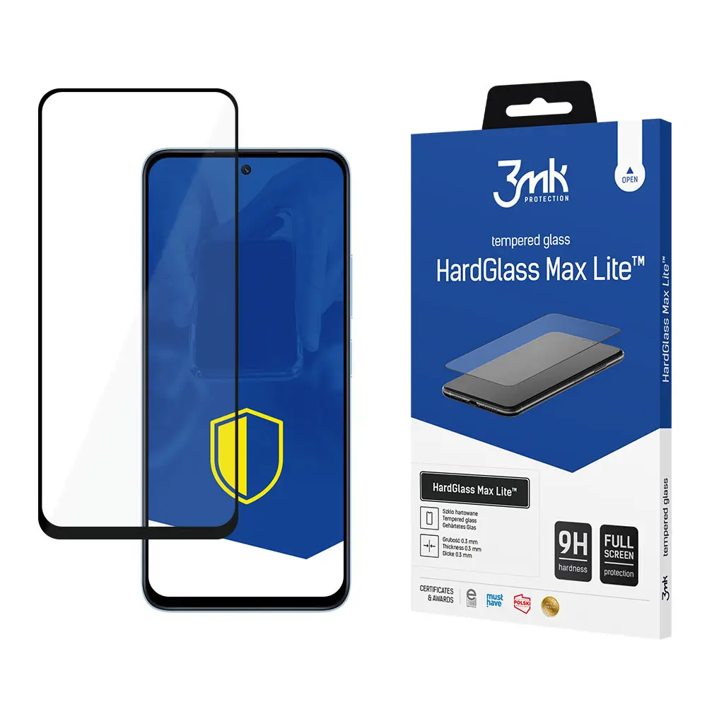Szkło hartowane 3mk HardGlass Max Lite do Xiaomi Redmi 12