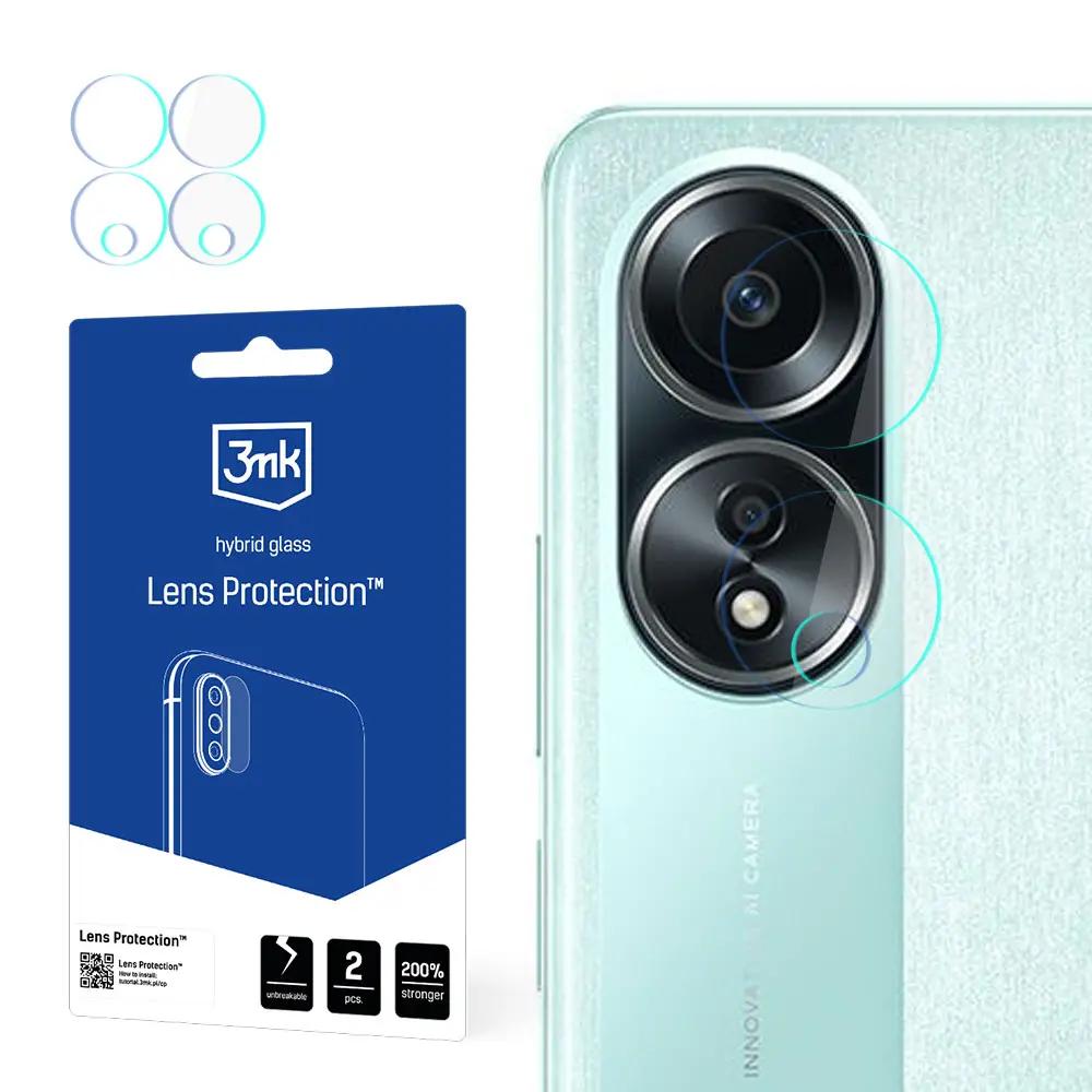 Szkło hybrydowe 3mk Lens Protection do Oppo A58 4g
