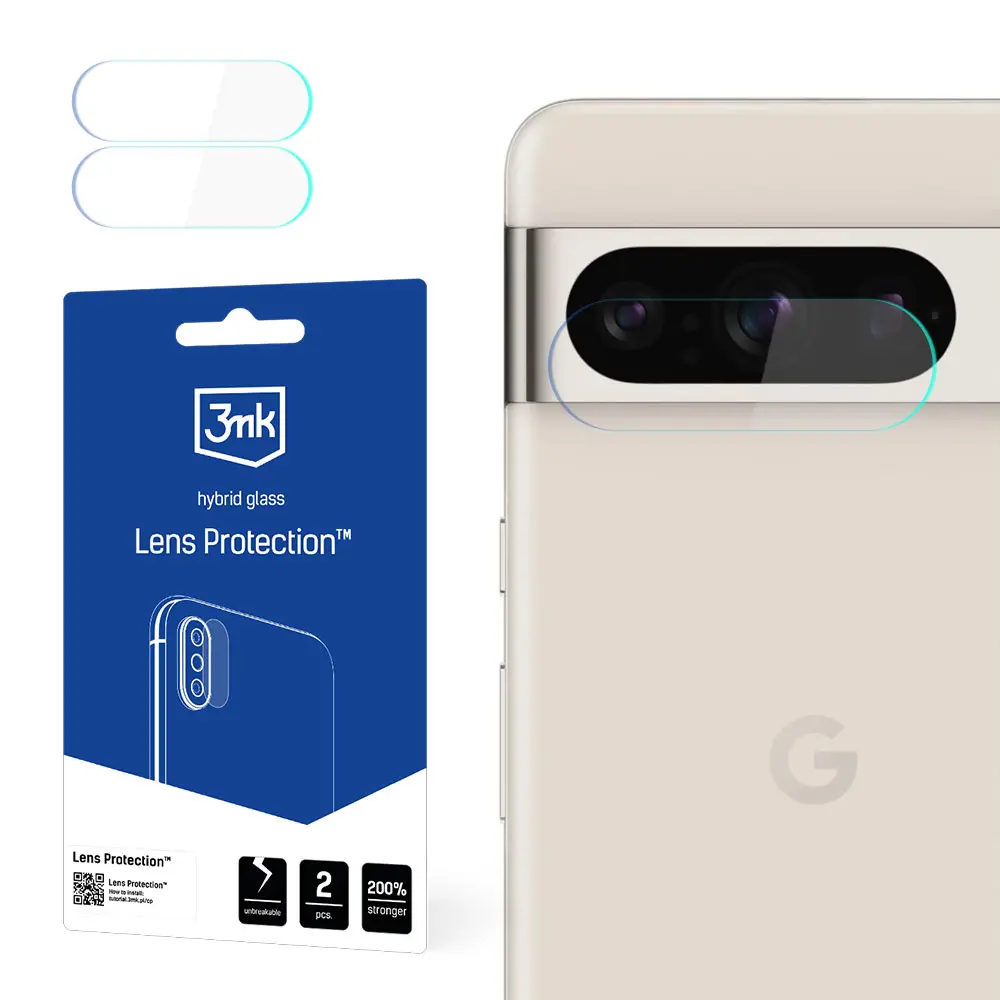Szkło hybrydowe 3mk Lens Protection do Google Pixel 8 Pro