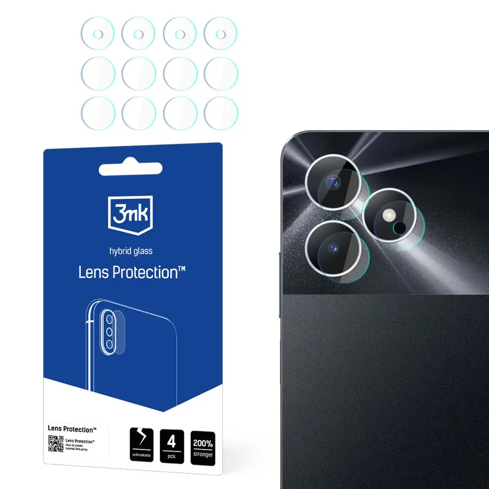 Szkło hybrydowe 3mk Lens Protection do Realme Note 50