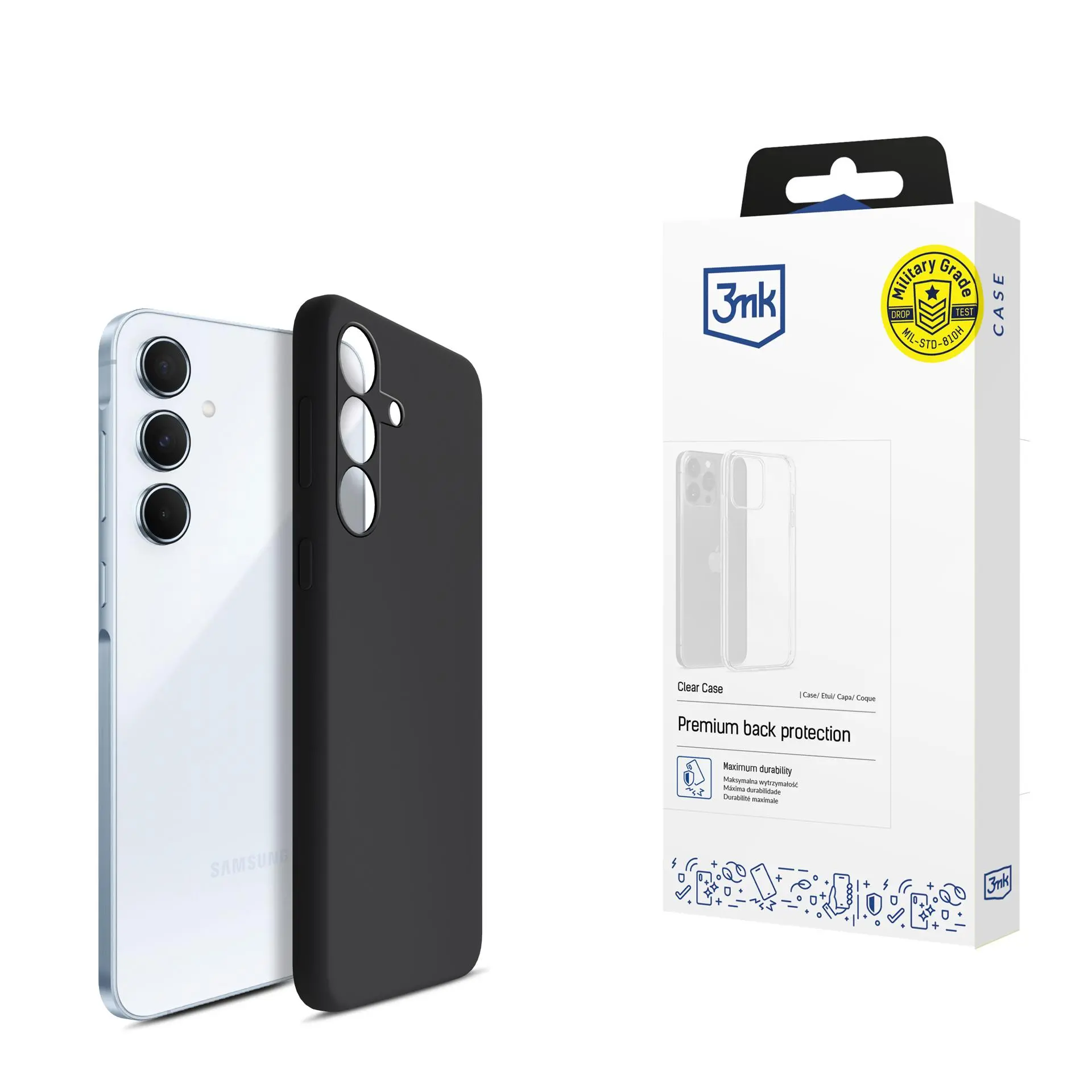 Etui 3mk Slicone Case do Samsung Galaxy A55 5G Czarny
