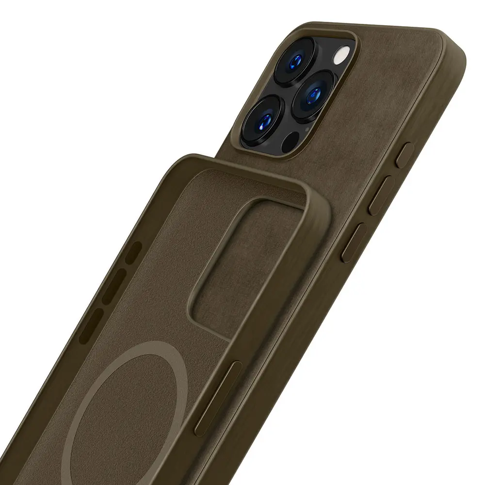 Etui 3mk Hardy MagFabric Case do iPhone 15 Pro Max Brązowy