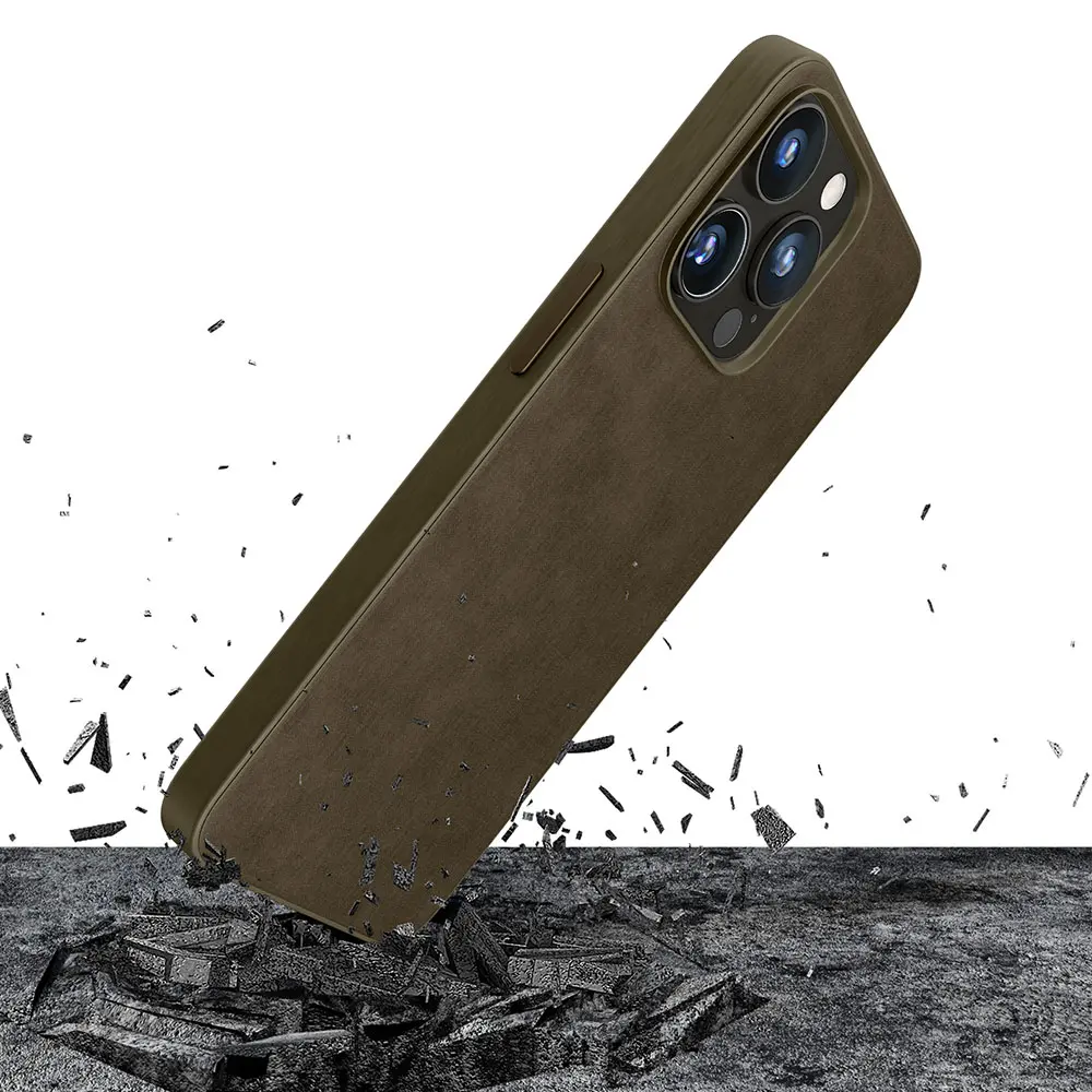 Etui 3mk Hardy MagFabric Case do iPhone 15 Pro Max Brązowy