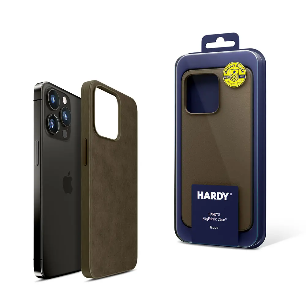 Etui 3mk Hardy MagFabric Case do iPhone 15 Pro Max Brązowy