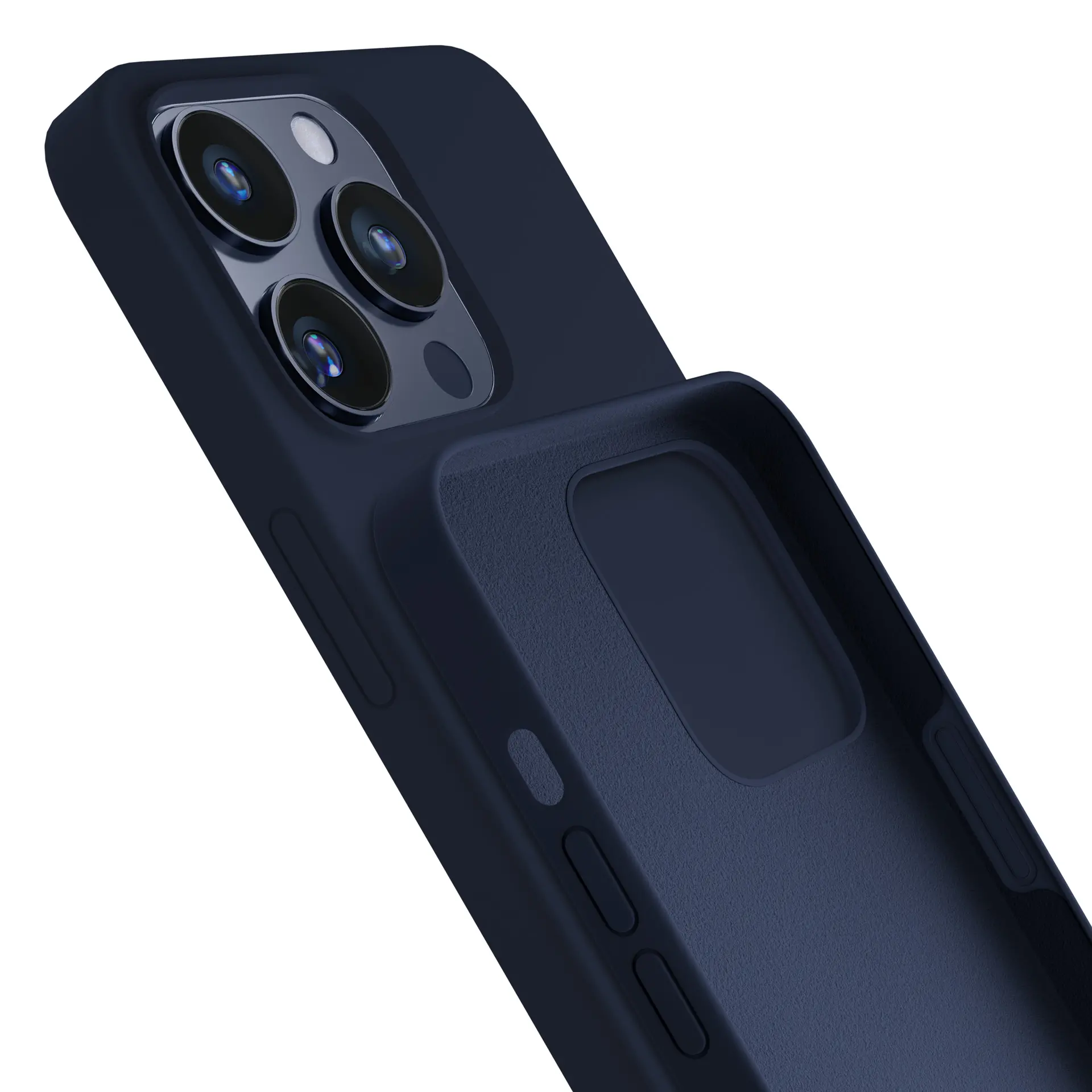 Etui 3mk Silicone Case do iPhone 15 Pro Max Niebieski