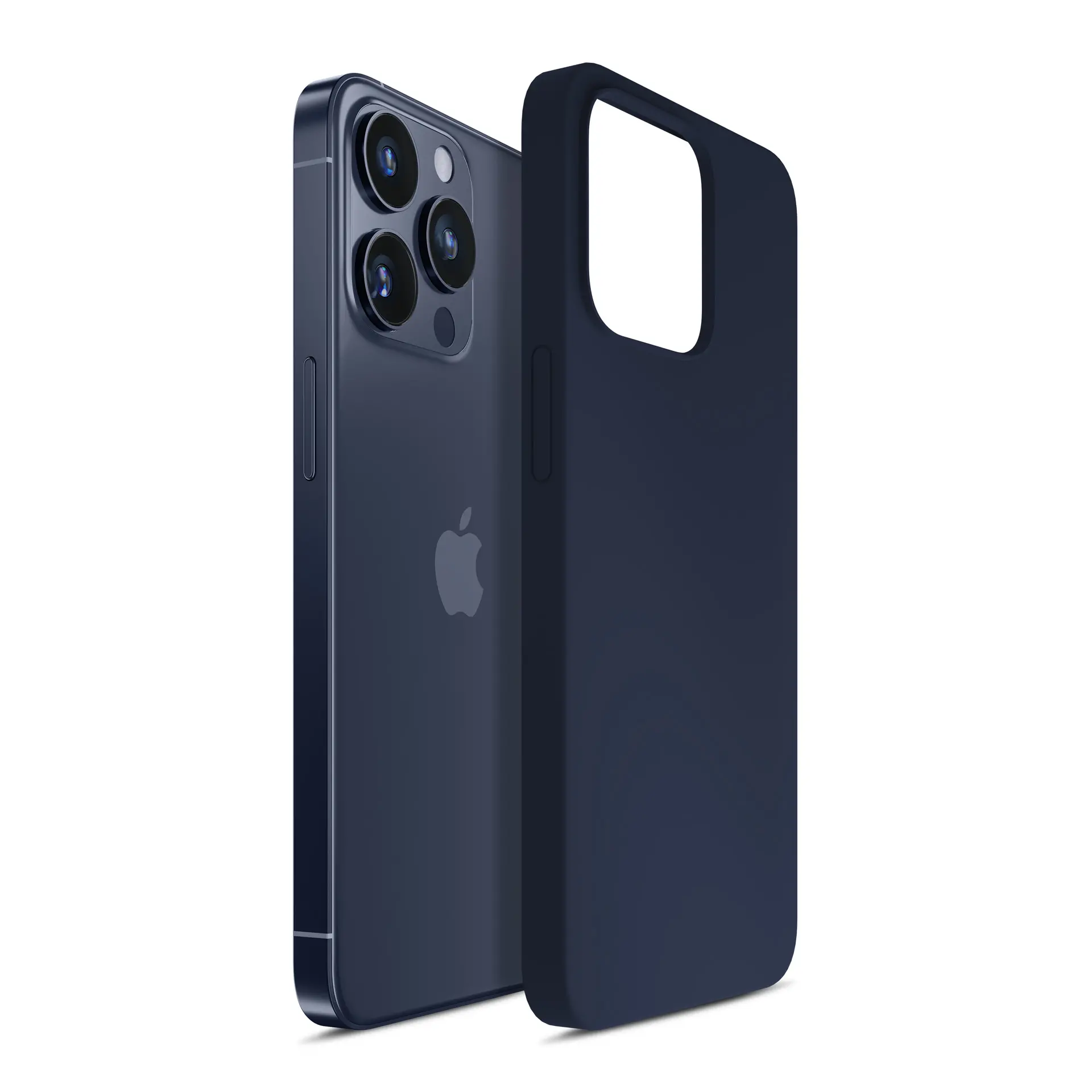 Etui 3mk Silicone Case do iPhone 15 Pro Max Niebieski